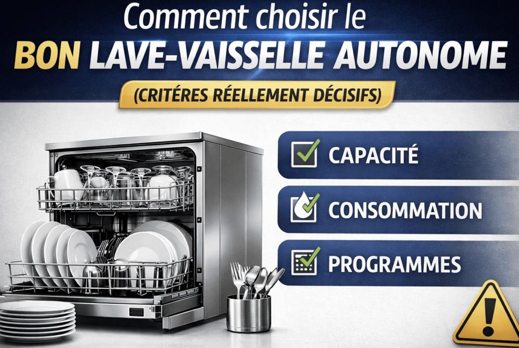 Comment choisir le meilleur lave-vaisselle autonome : critères décisifs pour studio et petite cuisine