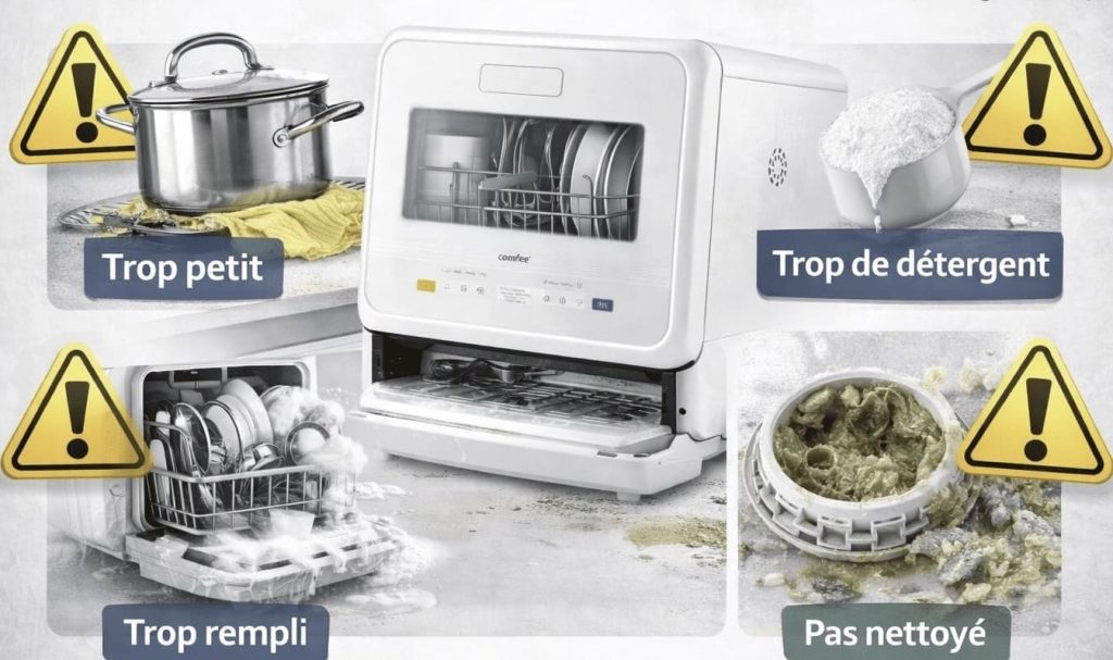 Erreurs courantes des acheteurs de mini lave-vaisselle en studio et comment les éviter pour performance et durabilité