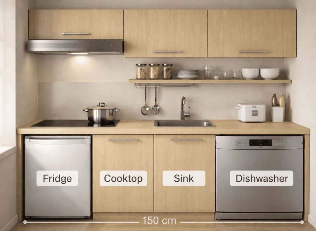 méthode aménager kitchenette studio étape par étape optimisation espace