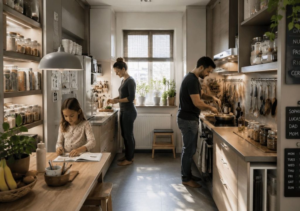 Organisation d’une petite cuisine familiale